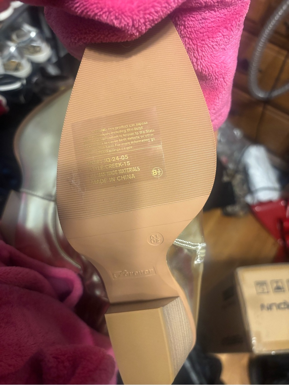 Zanadi Metallic Gold Western Heeled Boots - Picture 2 of 3